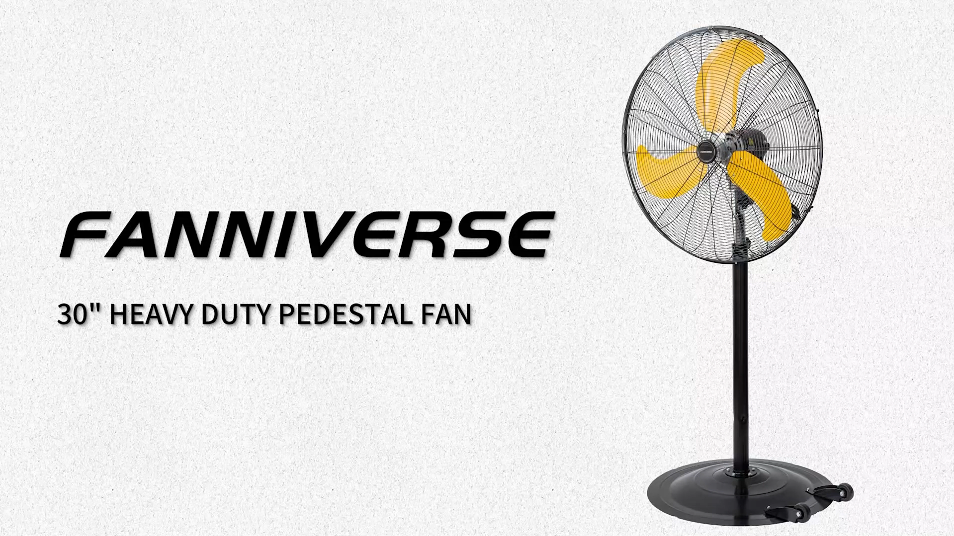 Amazon.com: Fanniverse 30-Inch Heavy Duty Pedestal Fan, 9500 CFM